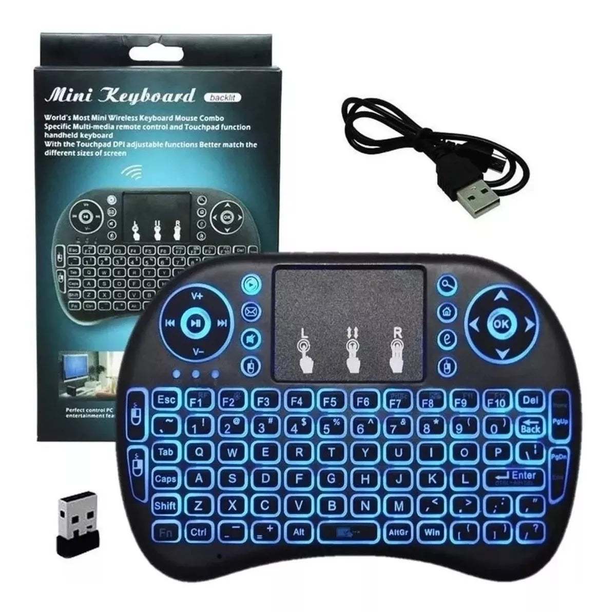 Mini Teclado Controle S/ Fio