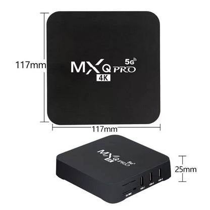 TV box MXQ 4k Pro 5G 8GB RAM 128GB Armazenamento