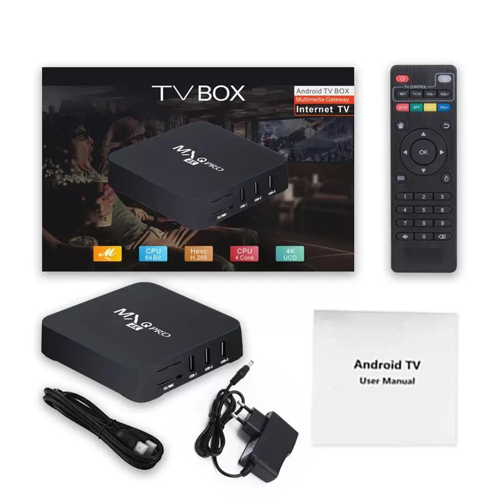 TV box MXQ 4k Pro 5G 8GB RAM 128GB Armazenamento