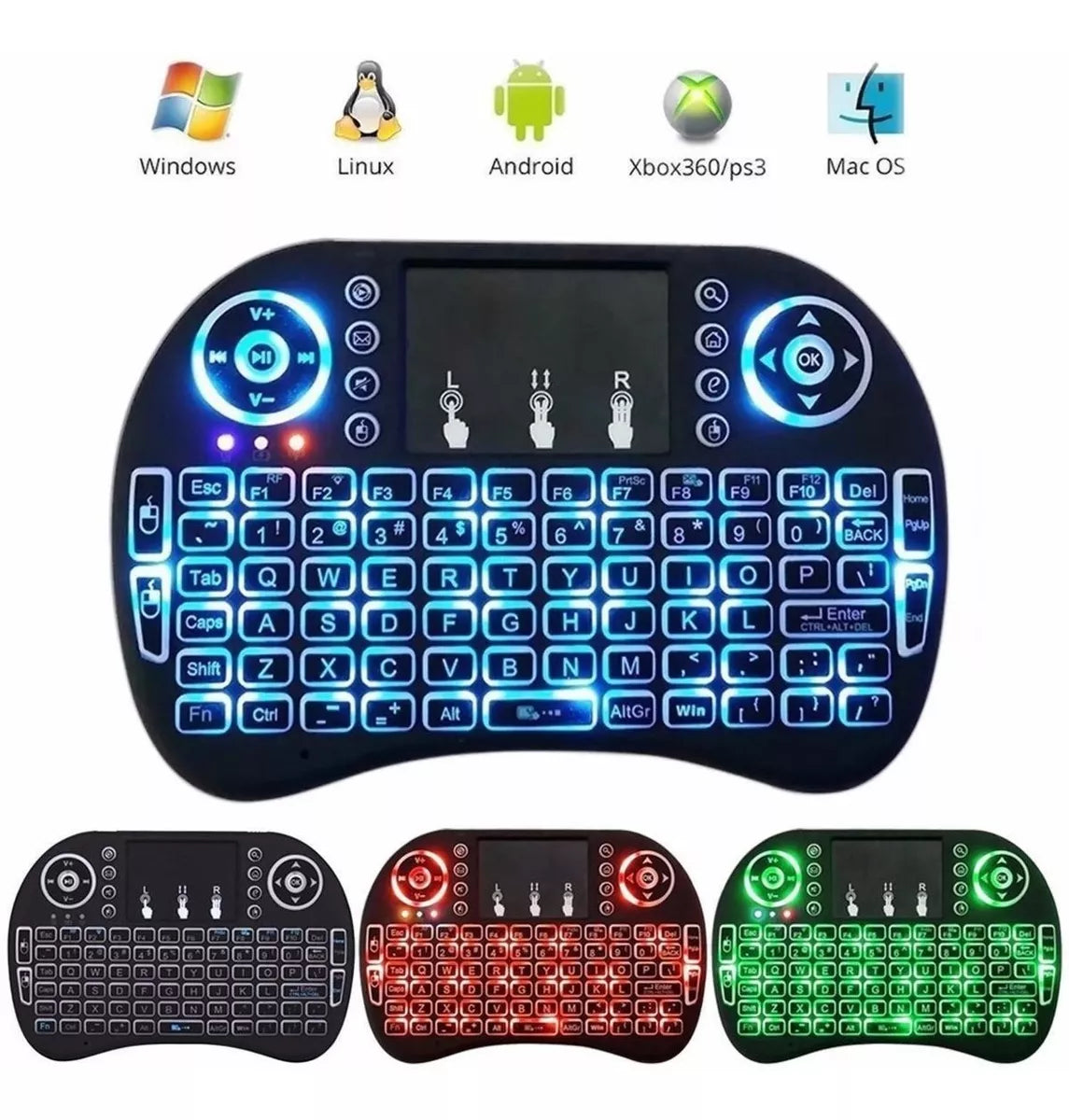 Mini Teclado Controle S/ Fio